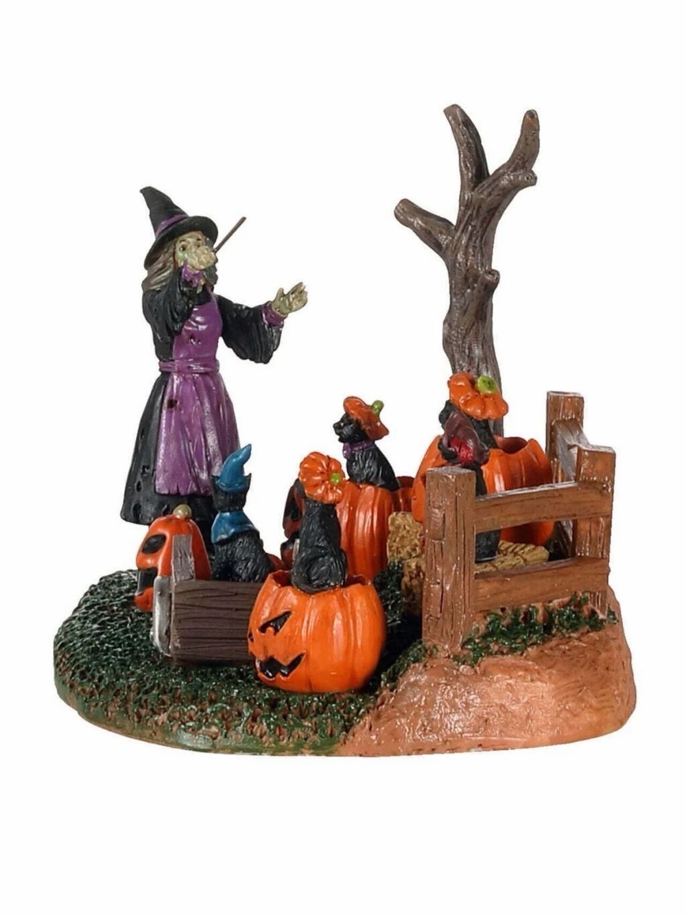 Lemax Spooky Town Frightful Feline Choir Halloween Decor Figure – New in Box - Picture 2 of 6